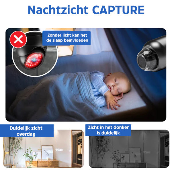 Compact Security Camera Full HD 1080p WiFi Night Vision with Motion Detection for Home Surveillance and Childcare | Sansoti