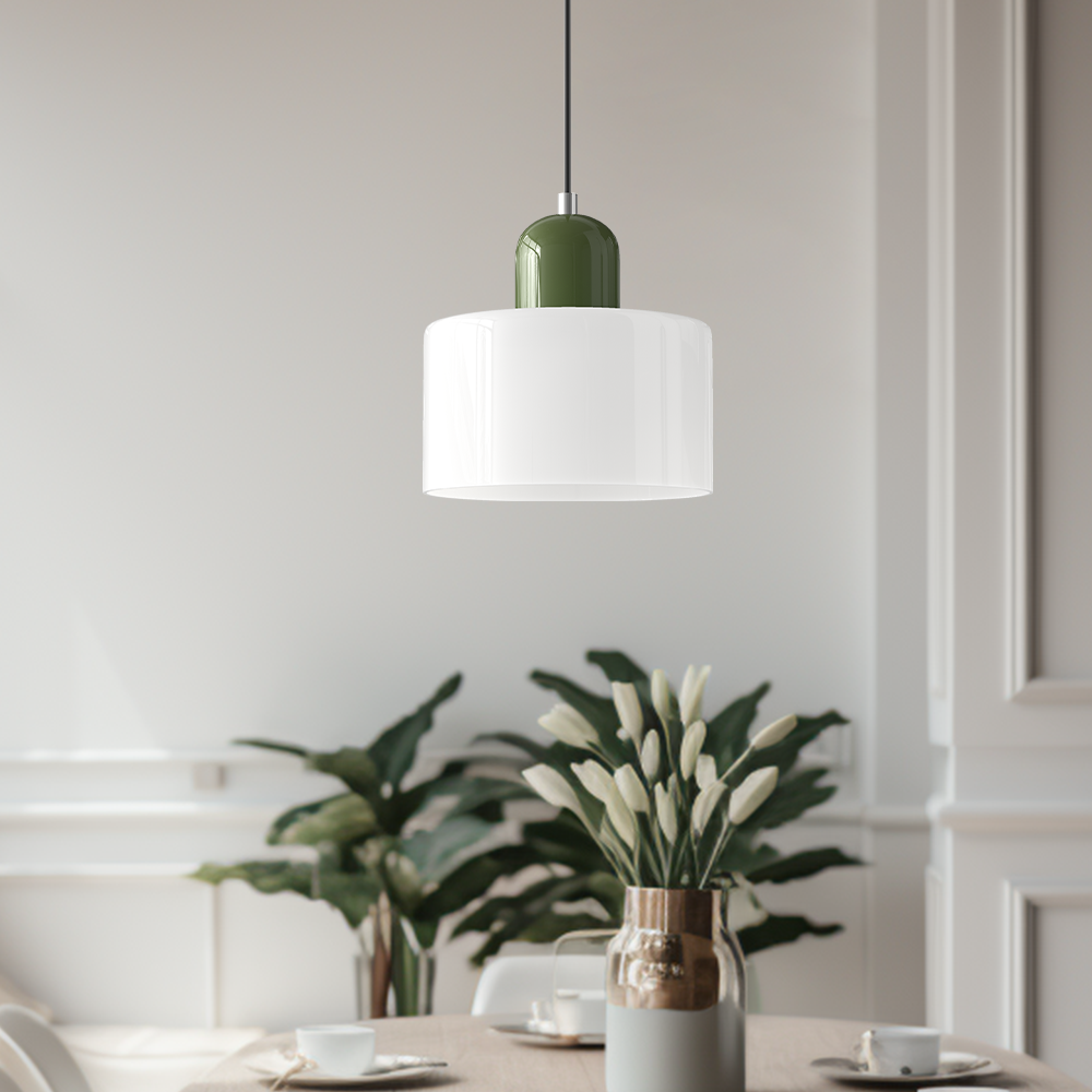 LED Hanglamp Slank Wit Modern Design 200cm Langwerpig voor Woonkamer & Eetkamer | Sansoti