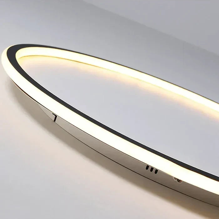 Round Ceiling Lamp Scandinavian Design Gold Black White 20-50cm LED Dimmable Metal Glass Living Room Bedroom Dining Room | Sansoti