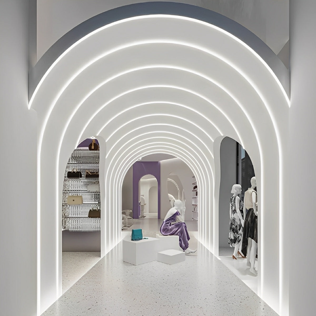 Flexibele LED Neonstrip Waterdicht IP67 Instelbare Kleurtemperatuur Modern Sfeerlicht voor Inbouw Accentverlichting | Sansoti