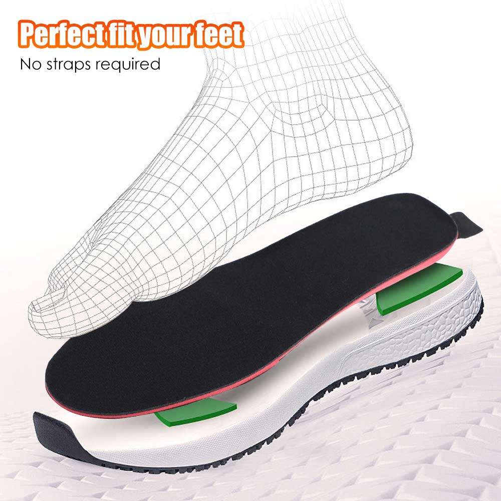 Heated insoles with rechargeable battery, adjustable temperature up to 55°C and 10 hours of warmth for winter feet | Sansoti