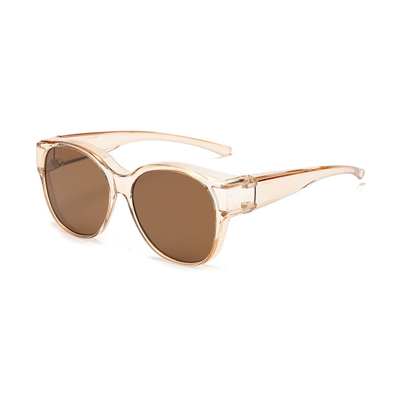 Clip-On Polarized Sunglasses with UV400 Protection and Cat-Eye Design for Glasses Wearers | Sansoti