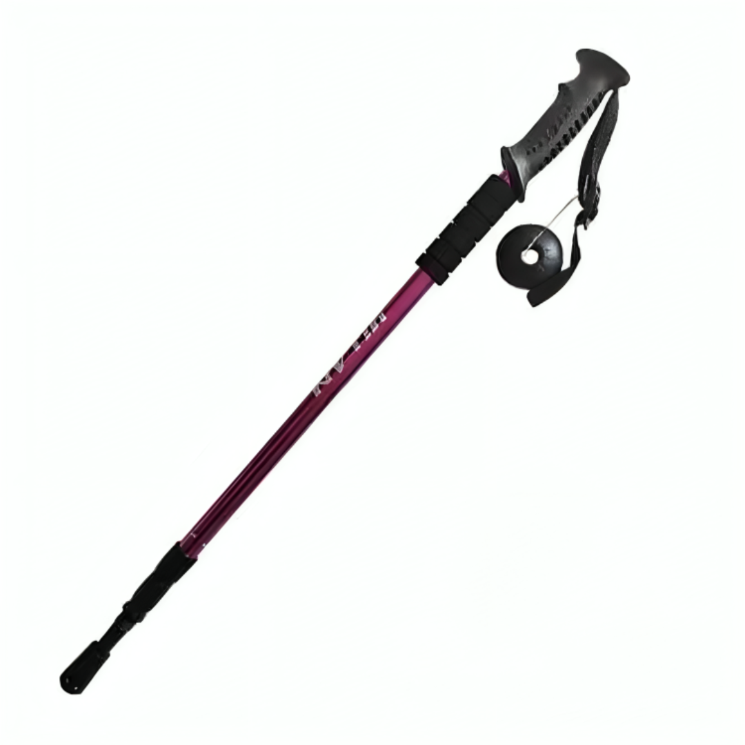 Foldable Walking Poles 4-Piece Adjustable 64-134cm Aluminum Lightweight Trekking Mountains Outdoor | Sansoti