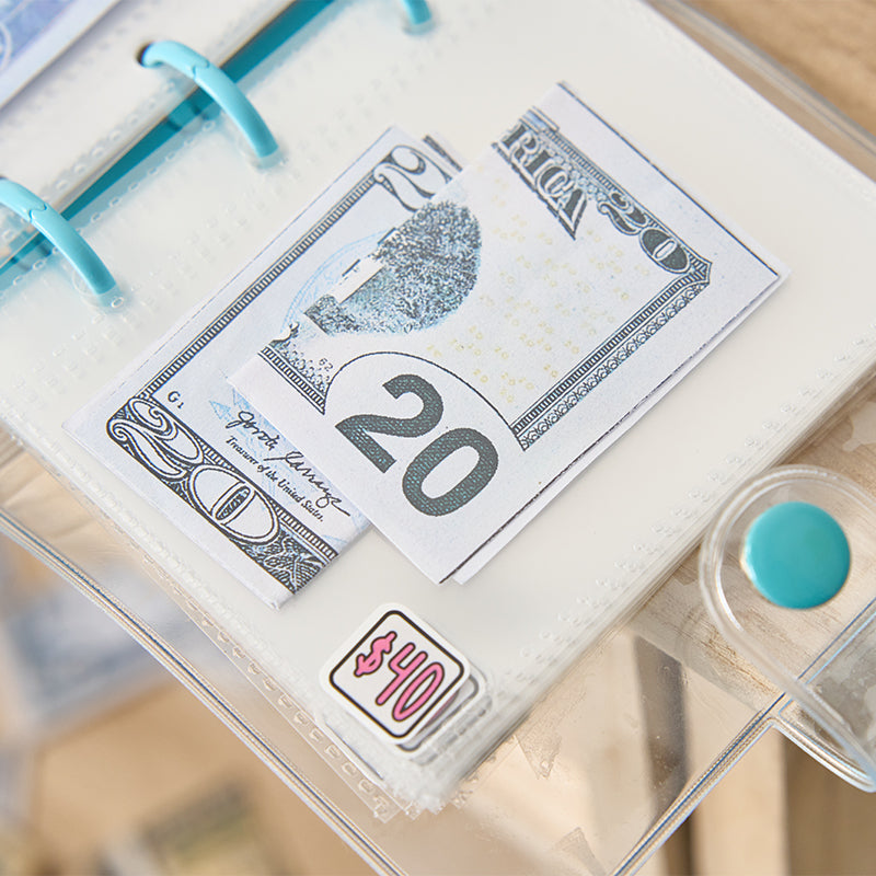 Herbruikbaar Spaarbinder Systeem Budget Planner Vinyl Zakgeld Huishoudboekje Financiële Doelen Organiseren A6 | Sansoti