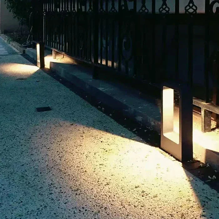 Einbaubodenstrahler LED Aluminium Grau für Gartenweg Terrasse Garten Außenbeleuchtung 30–80 cm Energiesparend Wetterfest | Sansoti