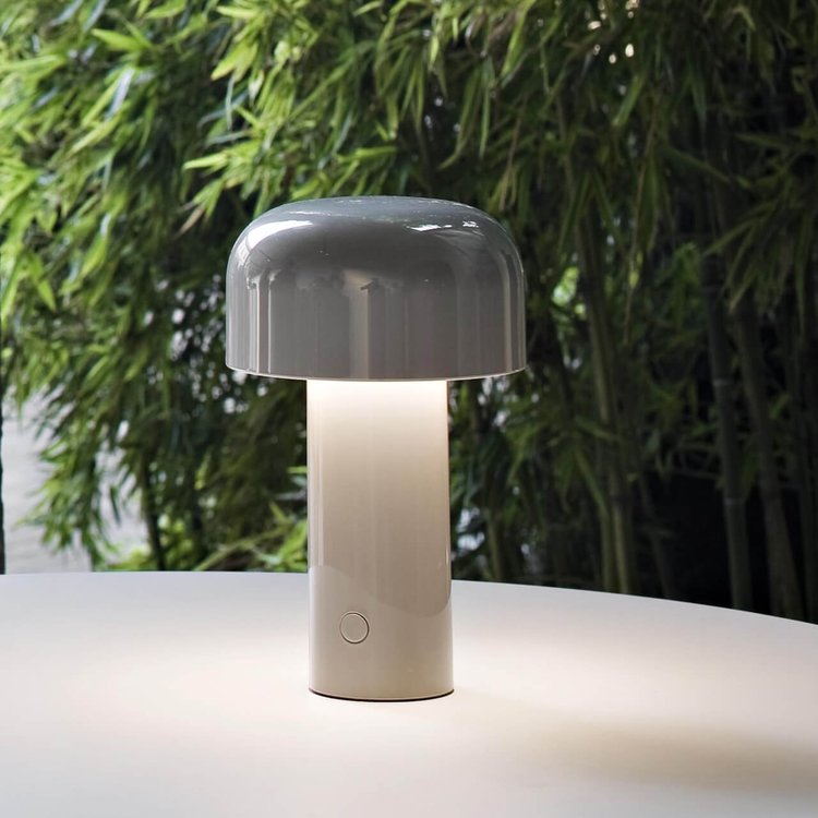 Rechargeable Mushroom Table Lamp | Wireless LED Ambient Lighting with Dimming Function for Indoor & Outdoor Use | Sansoti