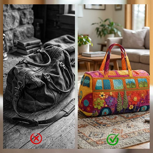 Gesteppte Weekendtas met Verstevigde Bodem – Handbagage Reistas voor Vliegtuig Sporttasje Weekend Reizen | Sansoti