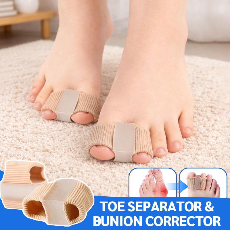 Toe Separator with Ball Protection – Soft Padded Silicone Set for Toe Correction and Comfort | Sansoti