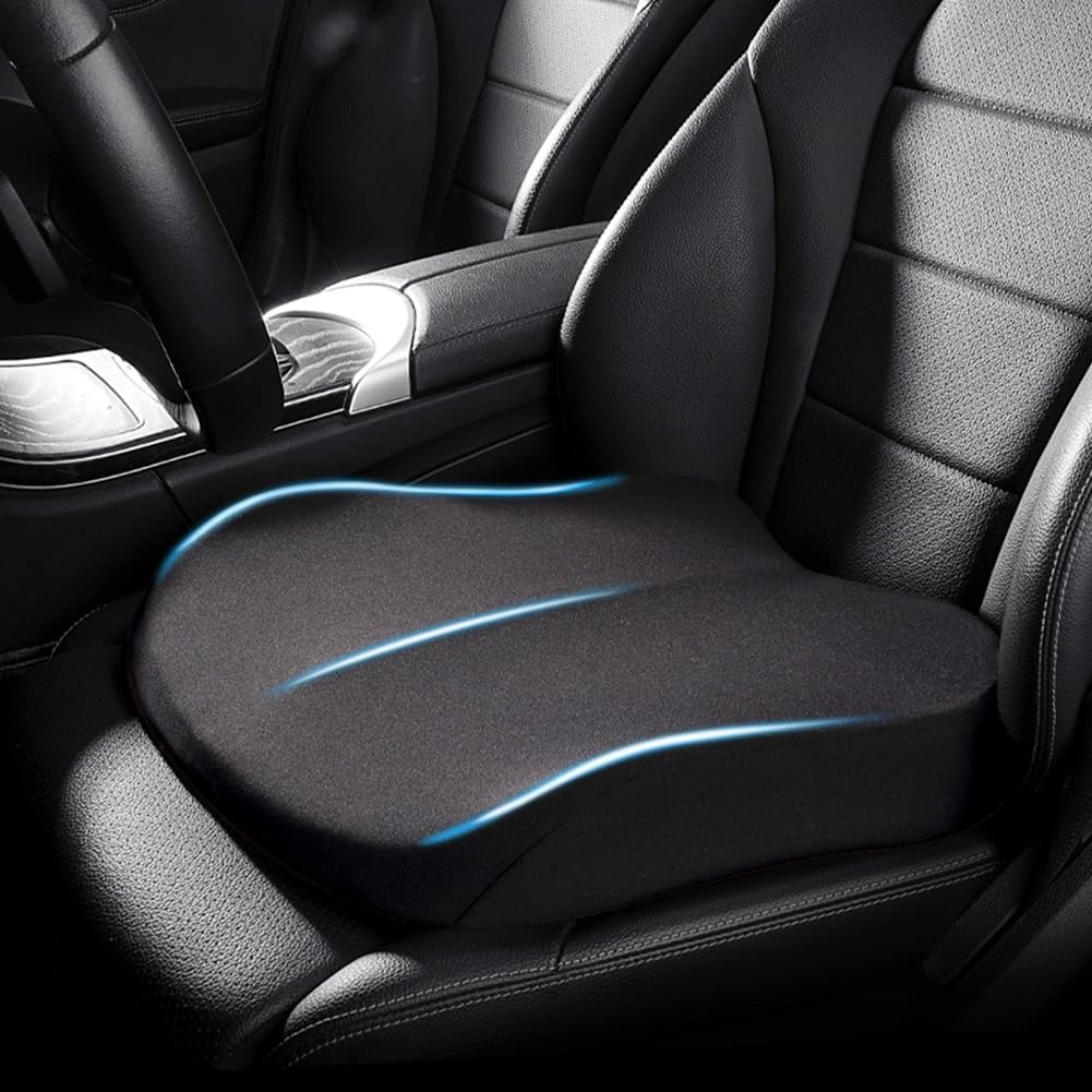 Ergonomisch Zitverhoger Kussen Memory Foam voor Auto Kantoor Stoel Optimale Houding en Comfort bij Rijden | Sansoti