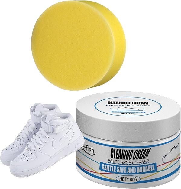 Crème de nettoyage premium pour chaussures – réparation intensive pour cuir & textile – élimine les taches et restaure la couleur | Sansoti