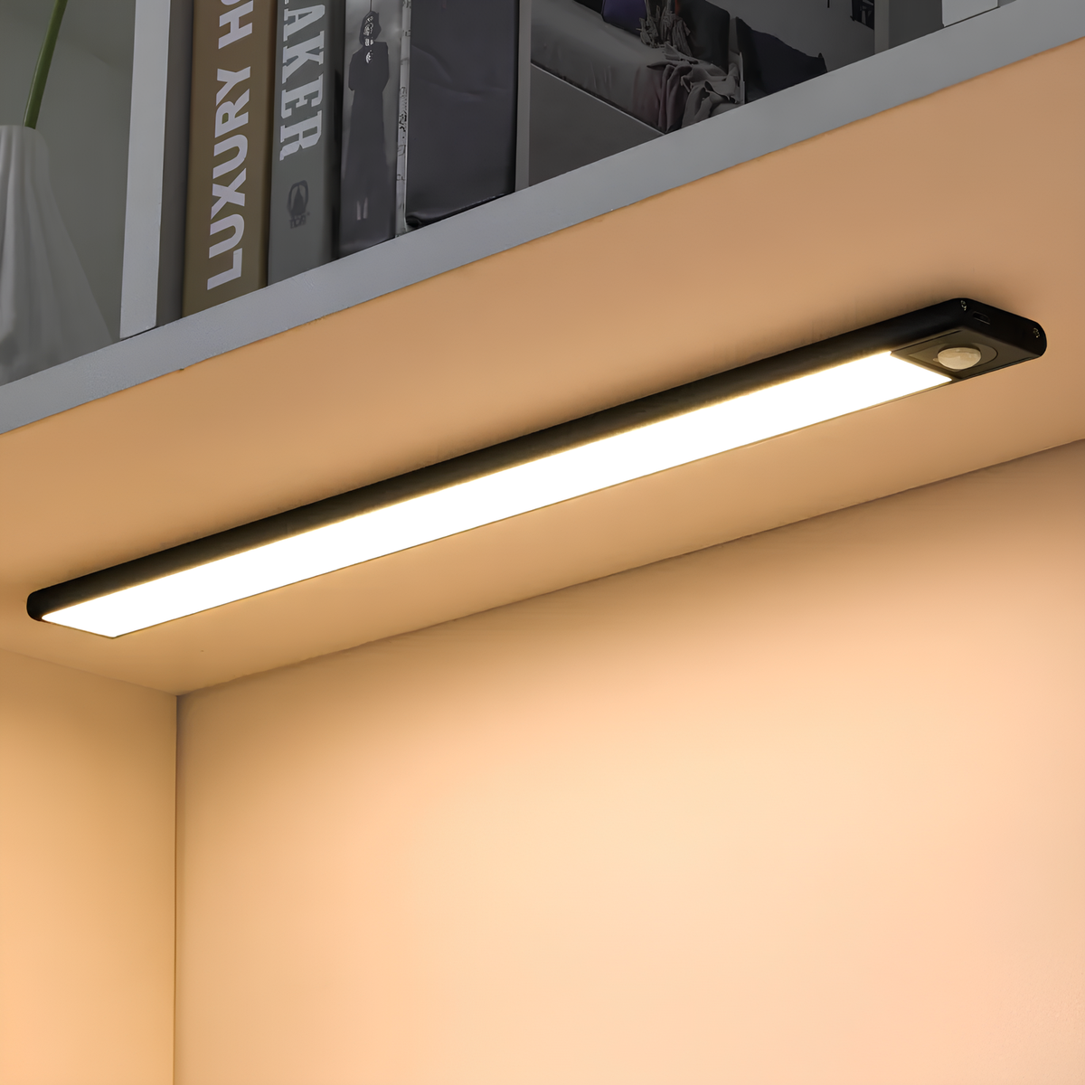 Motion Sensor Lamp Wireless ABS Compact Hall Stair Closet Night Light Automatic Light USB Rechargeable | Sansoti