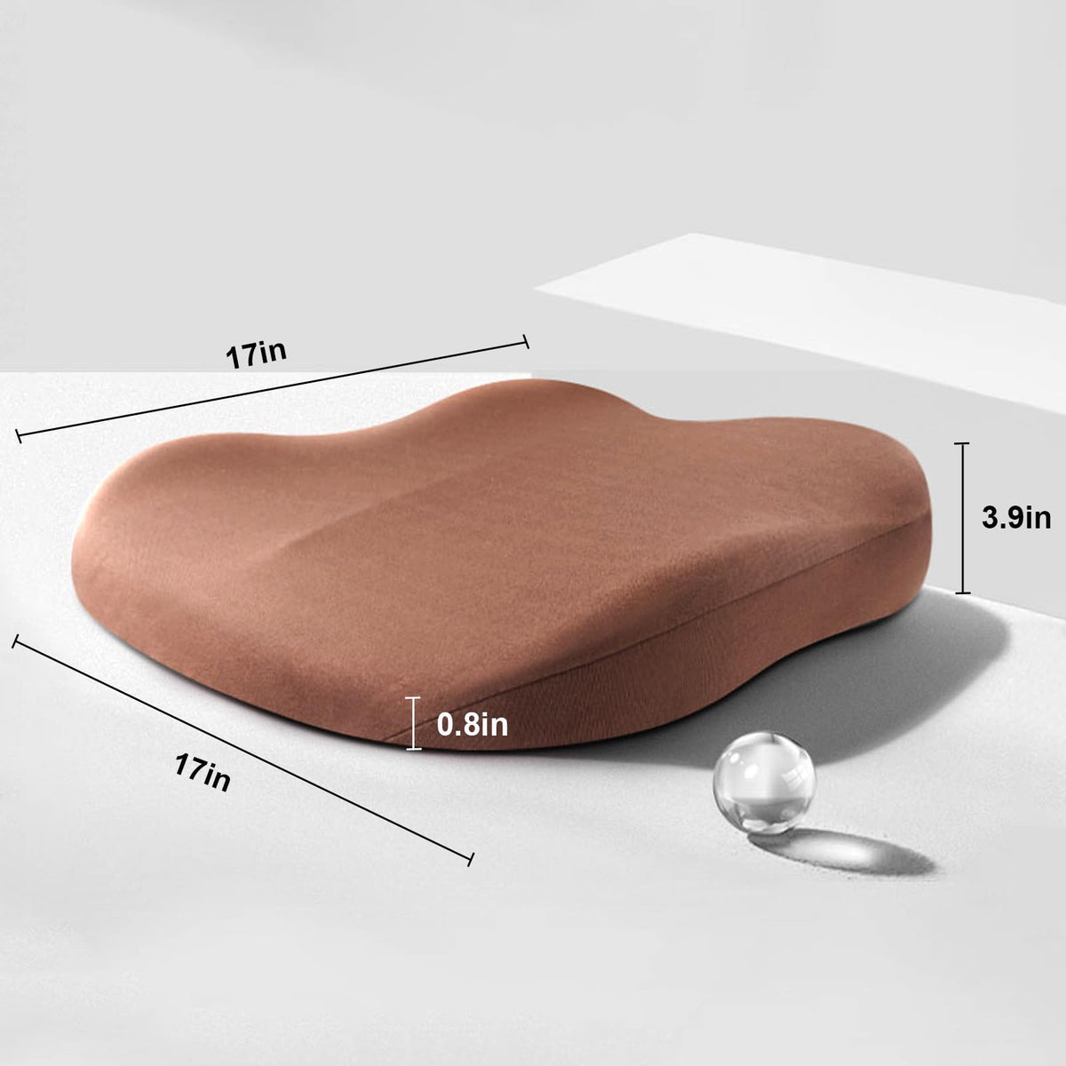 Ergonomisch Zitverhoger Kussen Memory Foam voor Auto Kantoor Stoel Optimale Houding en Comfort bij Rijden | Sansoti