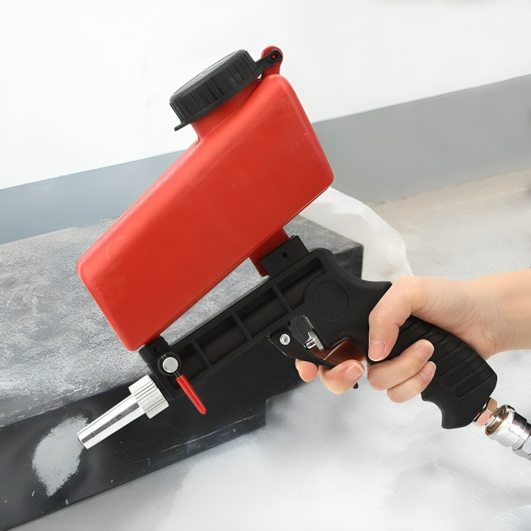 Sandstrahlpistole Pneumatisch 90 PSI 6,5 mm Düse 21 lbs Becher Metallreinigung | Sansoti