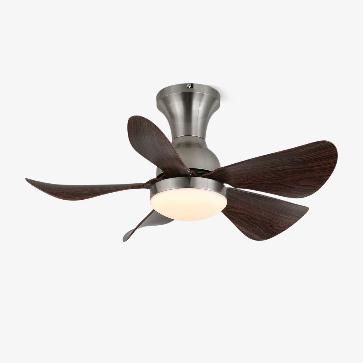 Deckenventilator Novaro Holz mit Beleuchtung – Leiser DC-Motor – Elegantes Skandinavisches Design | Sansoti