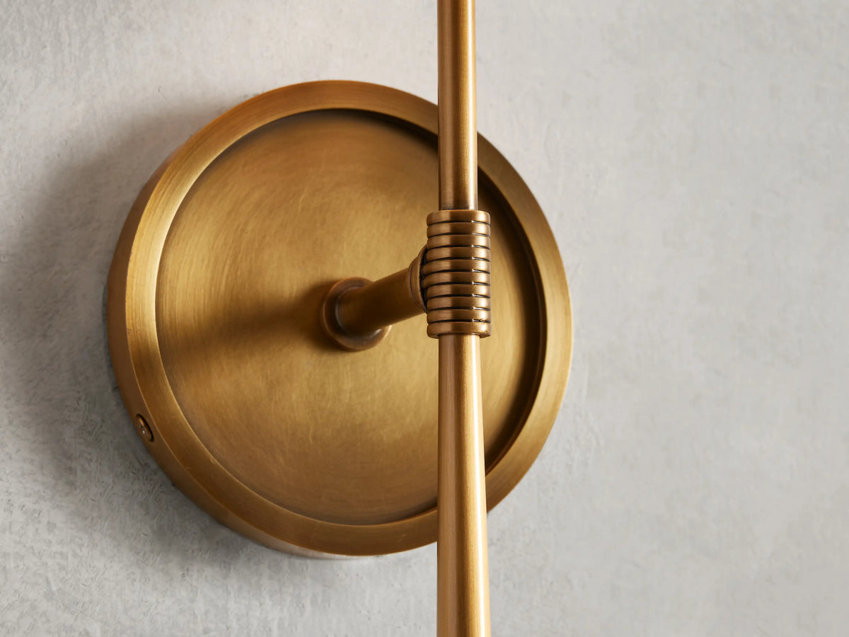 Wandleuchte mit Leinenlampenschirm in Fackelform für Wohnzimmer, Schlafzimmer, Badezimmer und Flur, modernes Design, elegante Beleuchtung | Sansoti