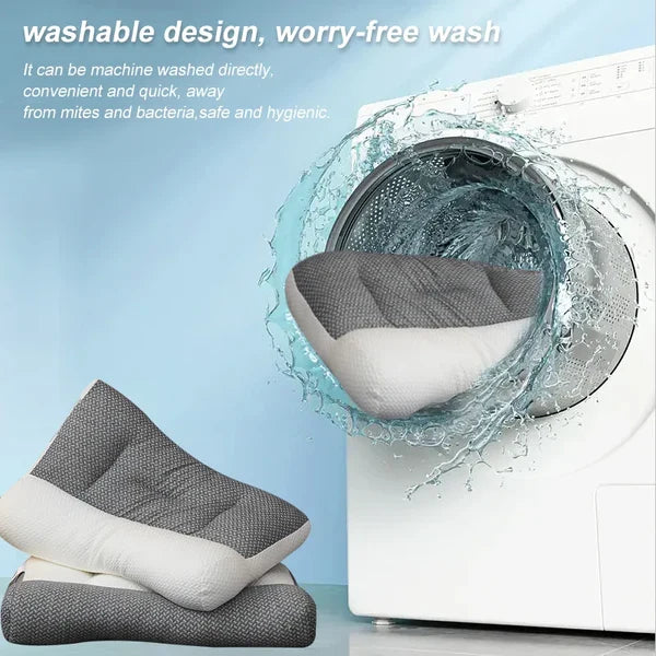 Ergonomic Neck Pillow with Memory Foam for Side and Back Sleepers Optimal Neck Support Comfortable Sleep Pillow | Sansoti