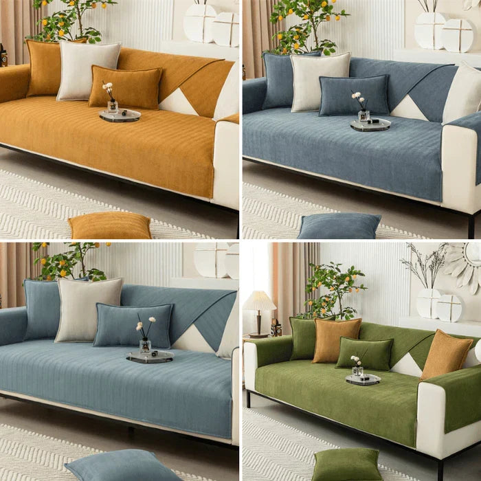 Rutschfester Fleecebezug 120×150 cm, weich, warm und plüschig – waschbare Komfort-Sofadecke für Sofa, Auto und Büro | Sansoti