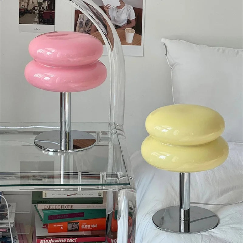 Design Retro Dimmable Mushroom Table Lamp – Table Lamp with 3 Light Settings in Modern Style | Sansoti