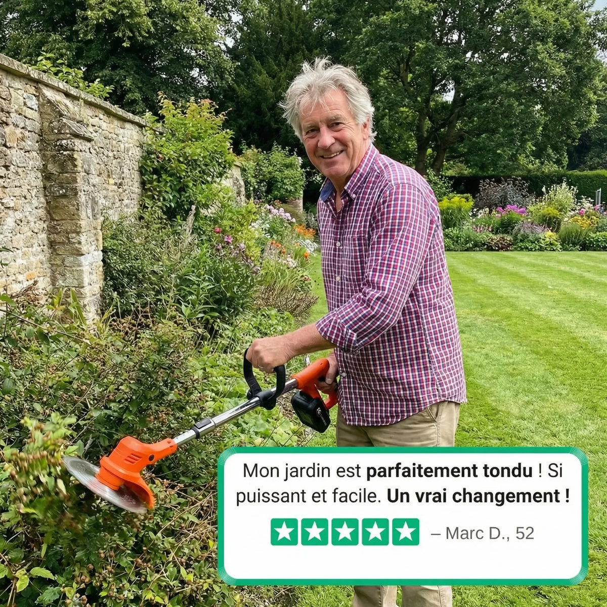 Cordless Lawn Mower Garden Brush Cutter Grass Trimmer Weed Control Pruning Tools Garden Maintenance Lawn Care | Sansoti