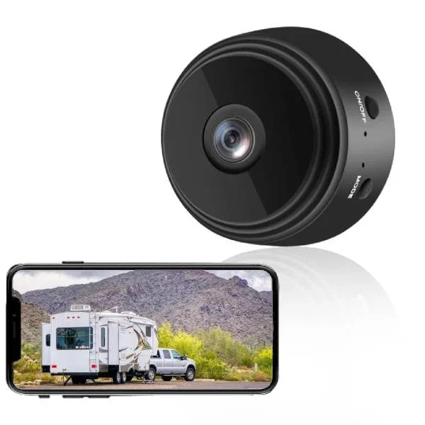 Draadloze Achteruitrijcamera 720P HD Waterdicht met Nachtzicht Bewegingsdetectie Magneet voor Camper Trailer | Sansoti