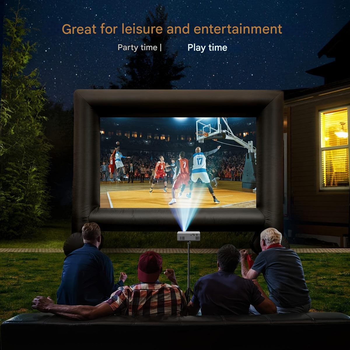 Mini vidéoprojecteur LED compact, 3000 lumens, HD, home cinéma, films, présentations, jeux vidéo, HDMI, USB, AV, multimédia | Sansoti