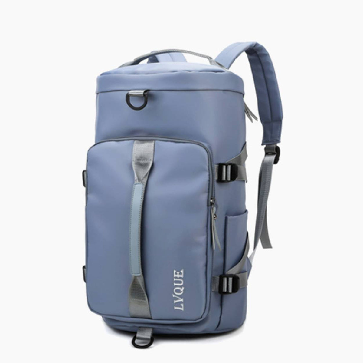 Waterproof Travel Backpack 46cm Oxford Sport & Outdoor Bag Black Blue | Sansoti