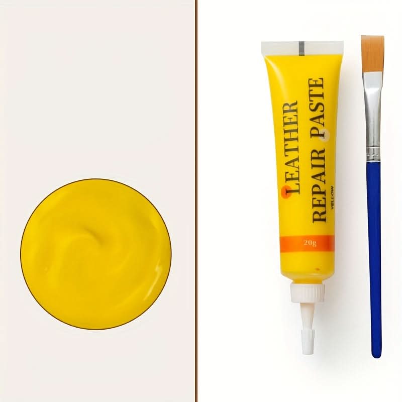 Leder-Reparaturset für Möbel, Autositze und Sofas, Leder-Restaurationskit mit Applikator, 3x10cm | Sansoti