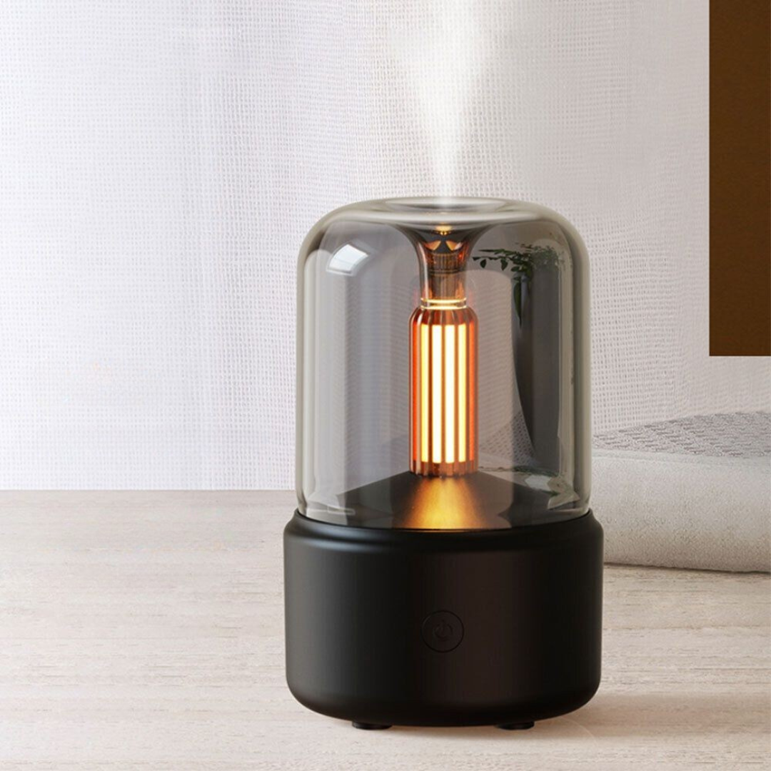 Nawilżacz ultradźwiękowy, kompaktowy, 120 ml, z oświetleniem LED, dyfuzor aromatów | Sansoti
