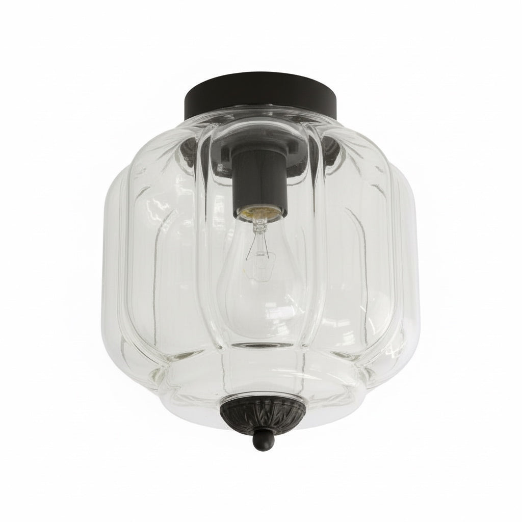 Deckenlampe Milchglas Glas-Schirm Moderne Beleuchtung Skandinavischer Stil Wohnzimmer Esszimmer Schlafzimmer Flush Mount | Sansoti