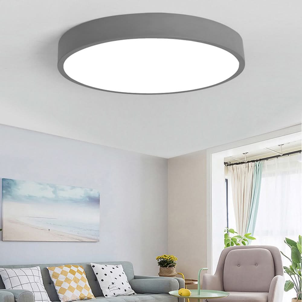Plafonnier LED rond – Éclairage design moderne pour salon, chambre d’enfant & bureau | Sansoti