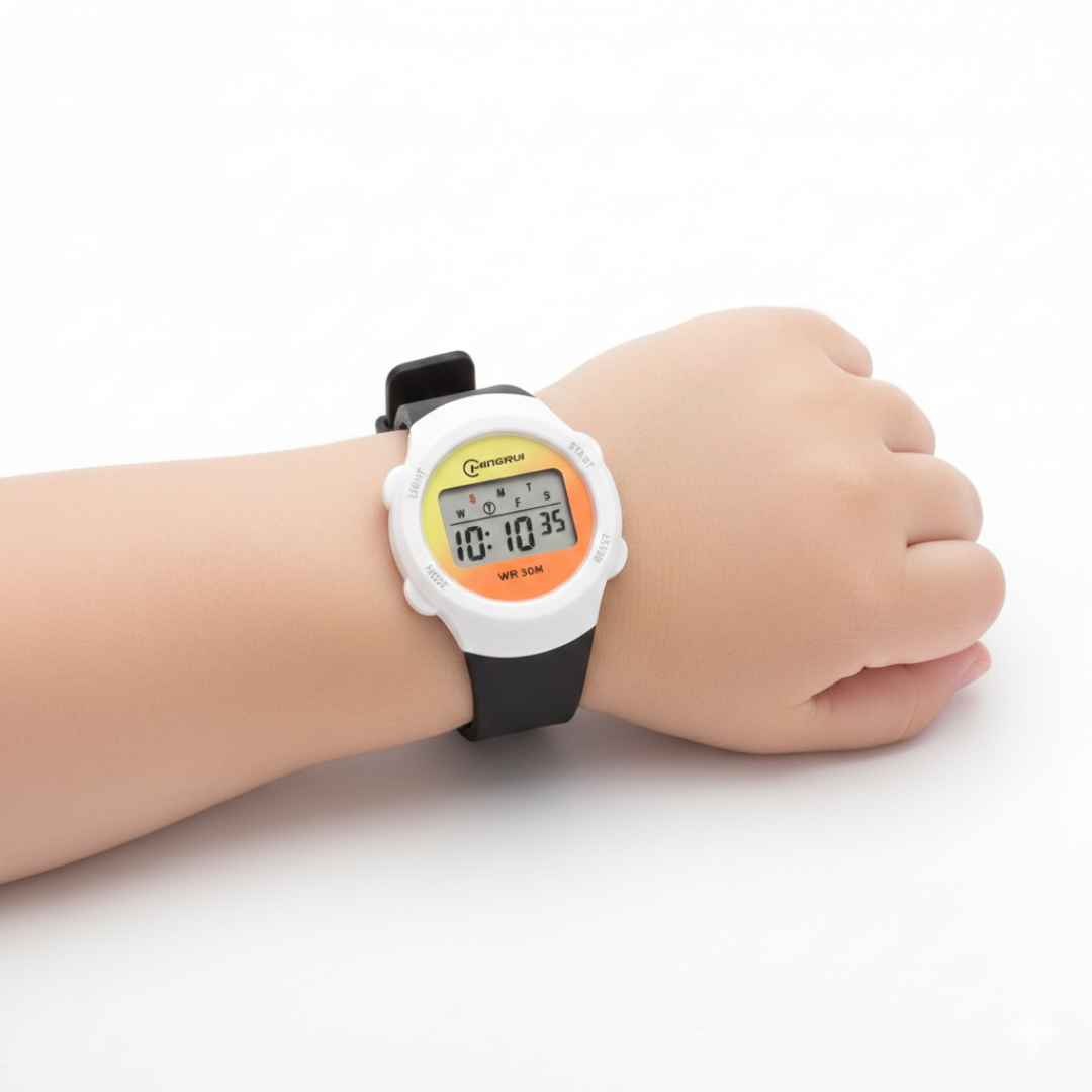 Digital Children's Watch Waterproof Sports Watch with Alarm and Stopwatch Children's Alarm Clock Wristwatch for Kids Girls Boys | Sansoti