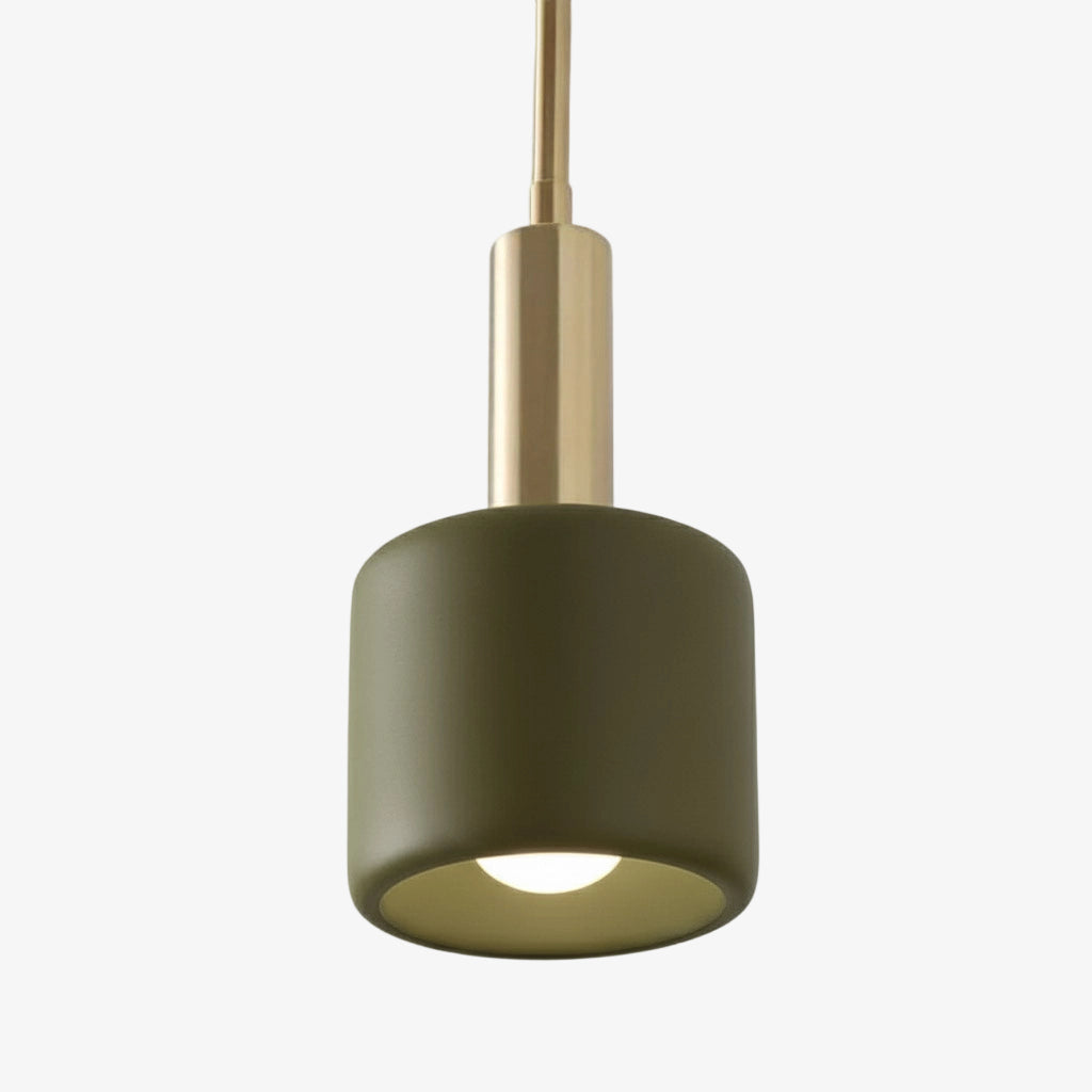 Porcelain Pendant Lamp Minimalist Design White Green Black Orange Yellow Dining Room Kitchen | Sansoti