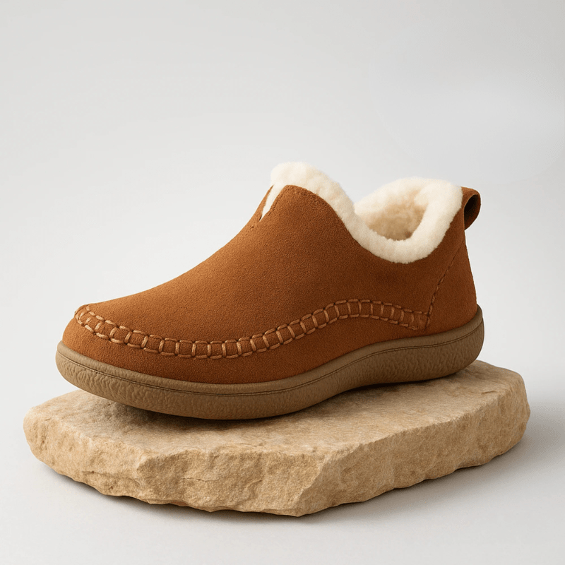 Pantoufles orthopédiques avec soutien de la voûte plantaire, doublées et antidérapantes, chaussons d’intérieur confortables pour l’hiver | Sansoti