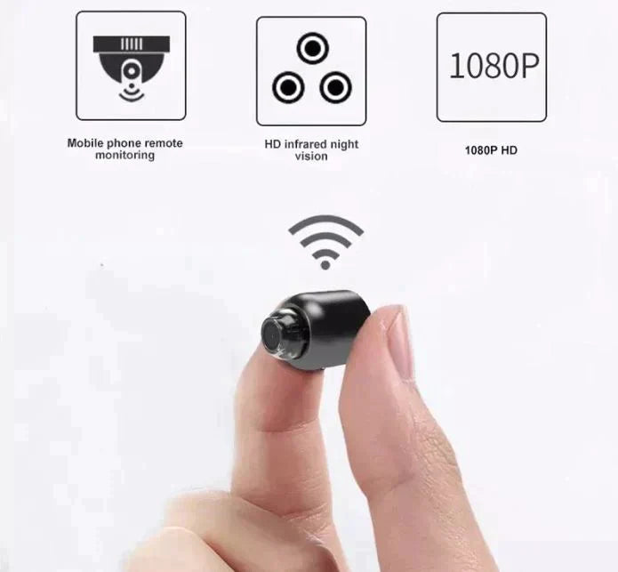 WiFi Security Camera Small Set of 2 Night Vision Wireless HD Baby Pet Monitoring Indoor Camera | Sansoti