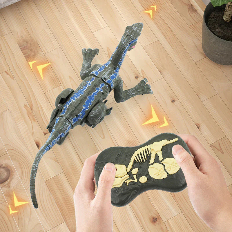 Remote-Controlled Prehistoric Mist Dinosaur Toy – Moving Robot Dino for Kids – Rechargeable with Remote Control – Dinosaur Toy with Sound and Light Effects | Sansoti
