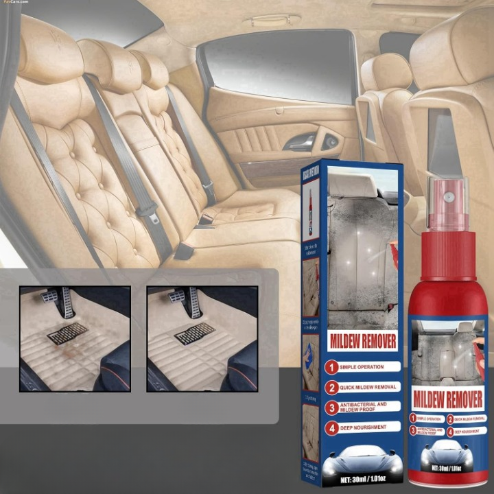 Mold remover spray for car 2 pieces – suitable for leather, fabric and plastic interior | Sansoti
