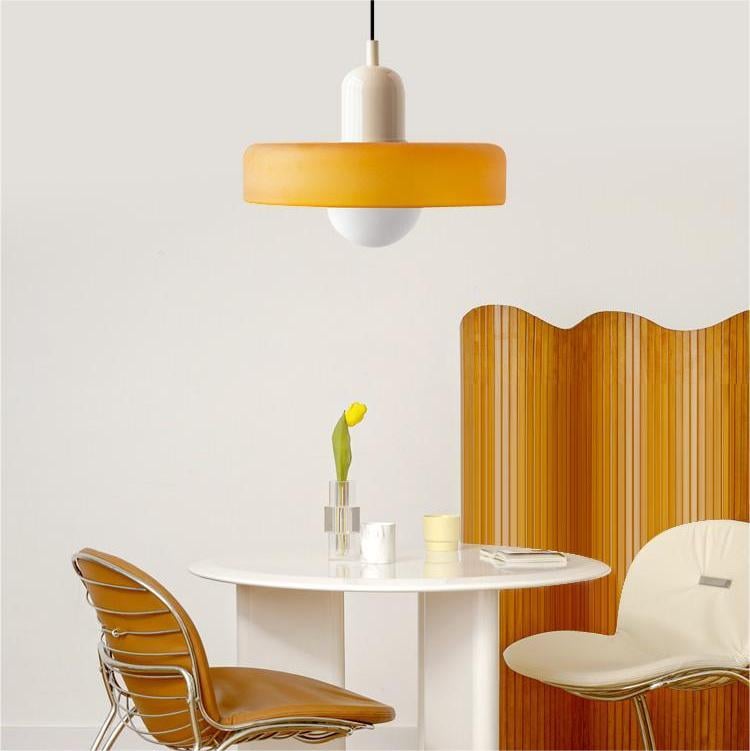 Adjustable Glass Pendant Lamp with Bauhaus Design – Dining Room and Living Room Lighting | Sansoti