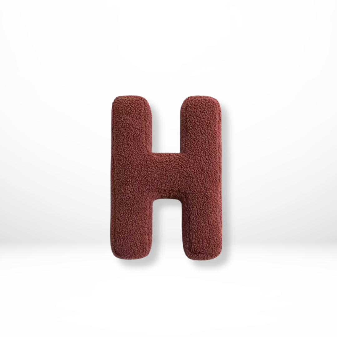 Coussin décoratif Alphabet – Personnel, doux et unique