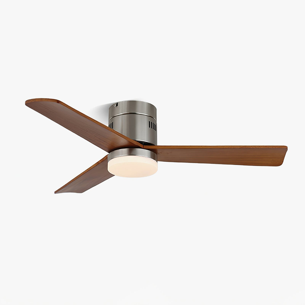 Deckenventilator mit Beleuchtung Moderne minimalistische Holzoptik | Sansoti