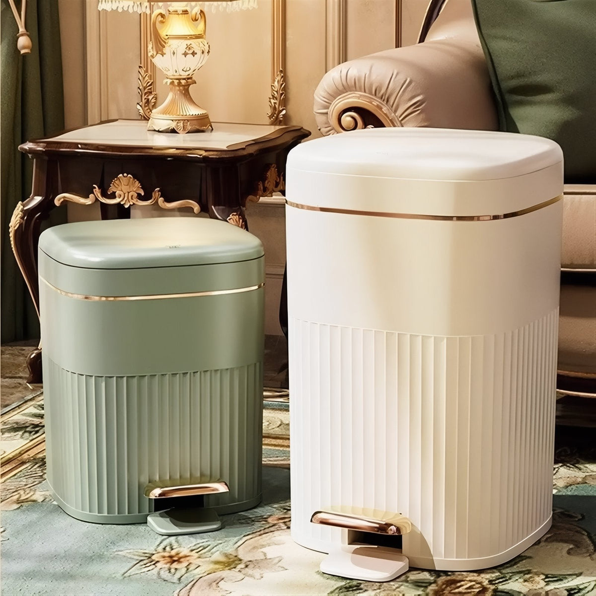 Pedal bin with Elegant Design – Hygienic waste bin for bathroom and kitchen
