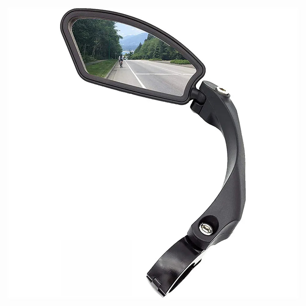 Fietsspiegels Set 2 Stuks HD Glas 360° Verstelbaar Stuurbevestiging 18.5cm Breed Zicht Fiets Scooter | Sansoti
