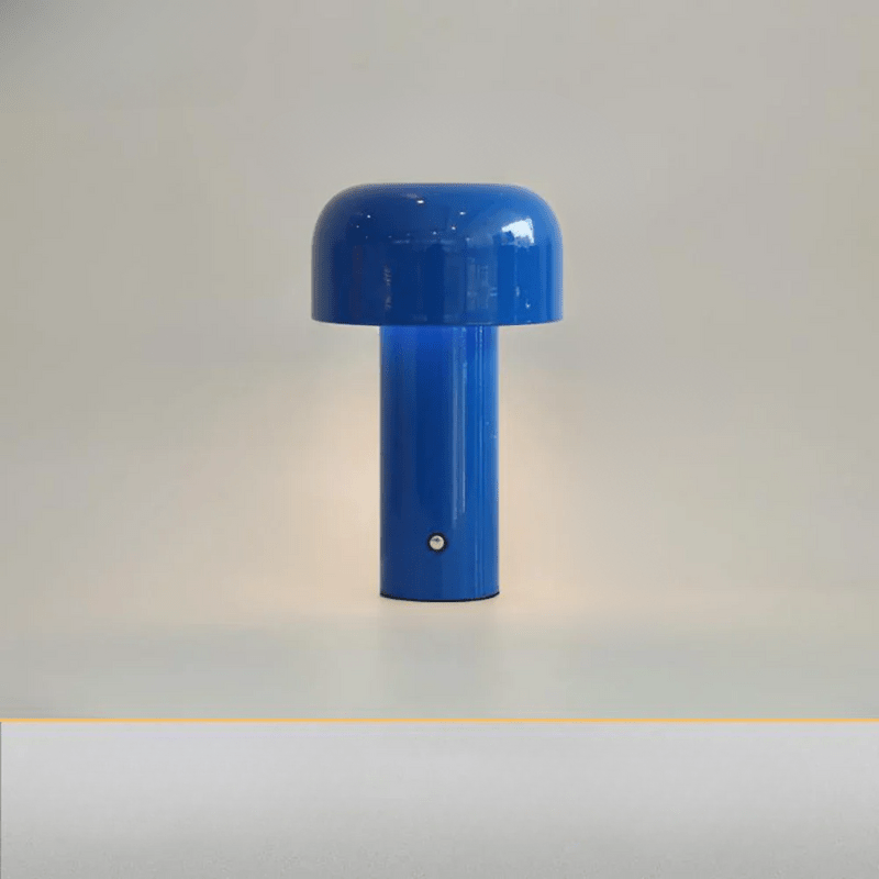 Table Lamp Mushroom Rechargeable Wireless LED 25cm Design | Sansoti