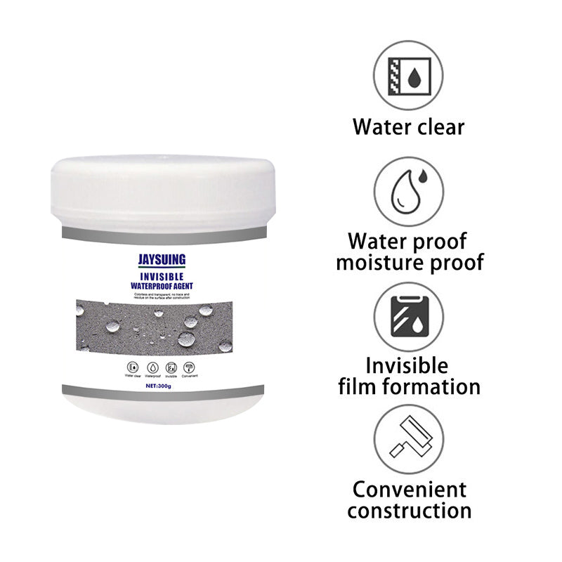 Transparent Waterproof Coating for Sealing Leaks in Walls, Ceilings, Tiles, Concrete, Wood and Metal, Durable Protective Finish | Sansoti