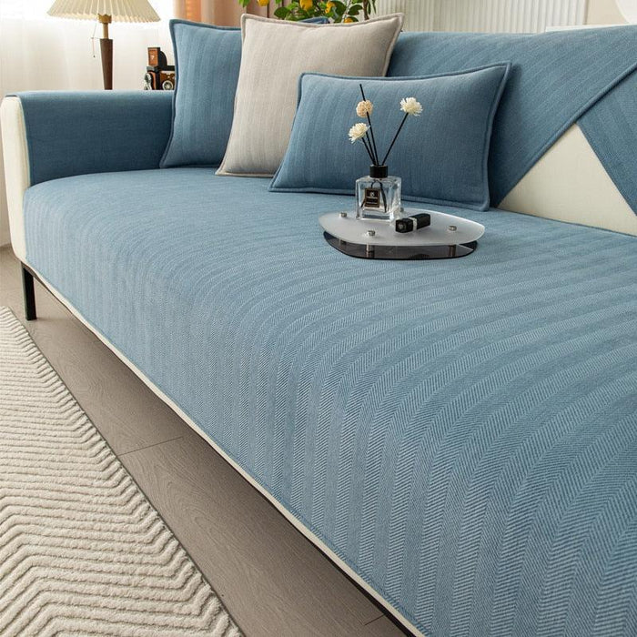 Rutschfester Fleecebezug 120×150 cm, weich, warm und plüschig – waschbare Komfort-Sofadecke für Sofa, Auto und Büro | Sansoti