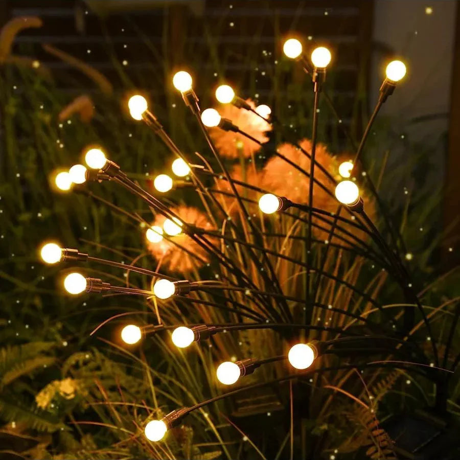 Glühwürmchen Gartenlampe Solarenergie 20 LED Warmweiß Außenlampe | Sansoti