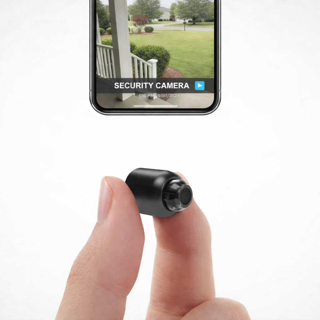 Compact WiFi Security Camera With Night Vision And 1080p Full HD For Indoor Use | Sansoti