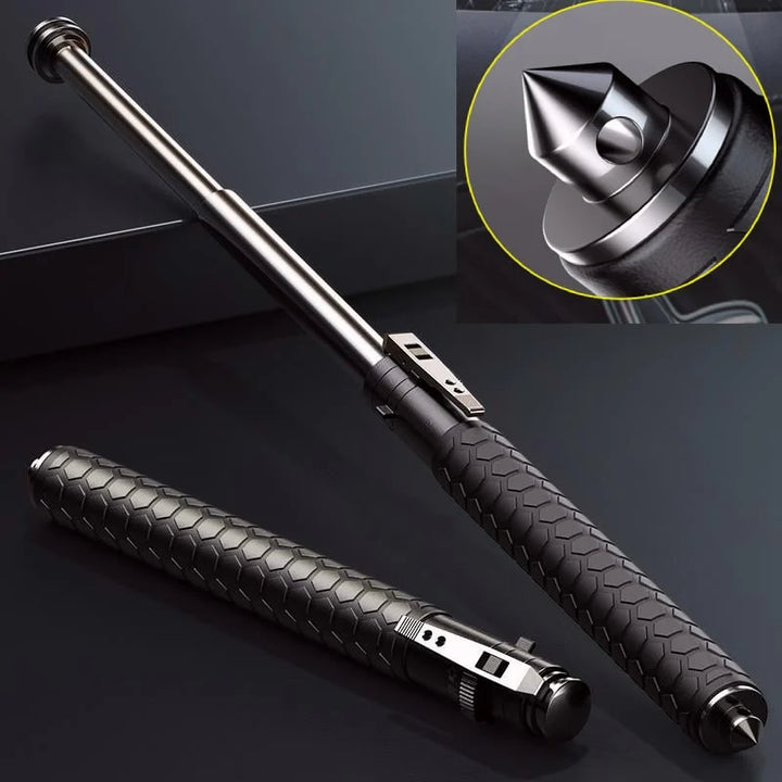 Automatic Self-Defense Walking Stick for Walking and Urban Safety – Telescopic Design with Anti-Slip Grip | Sansoti