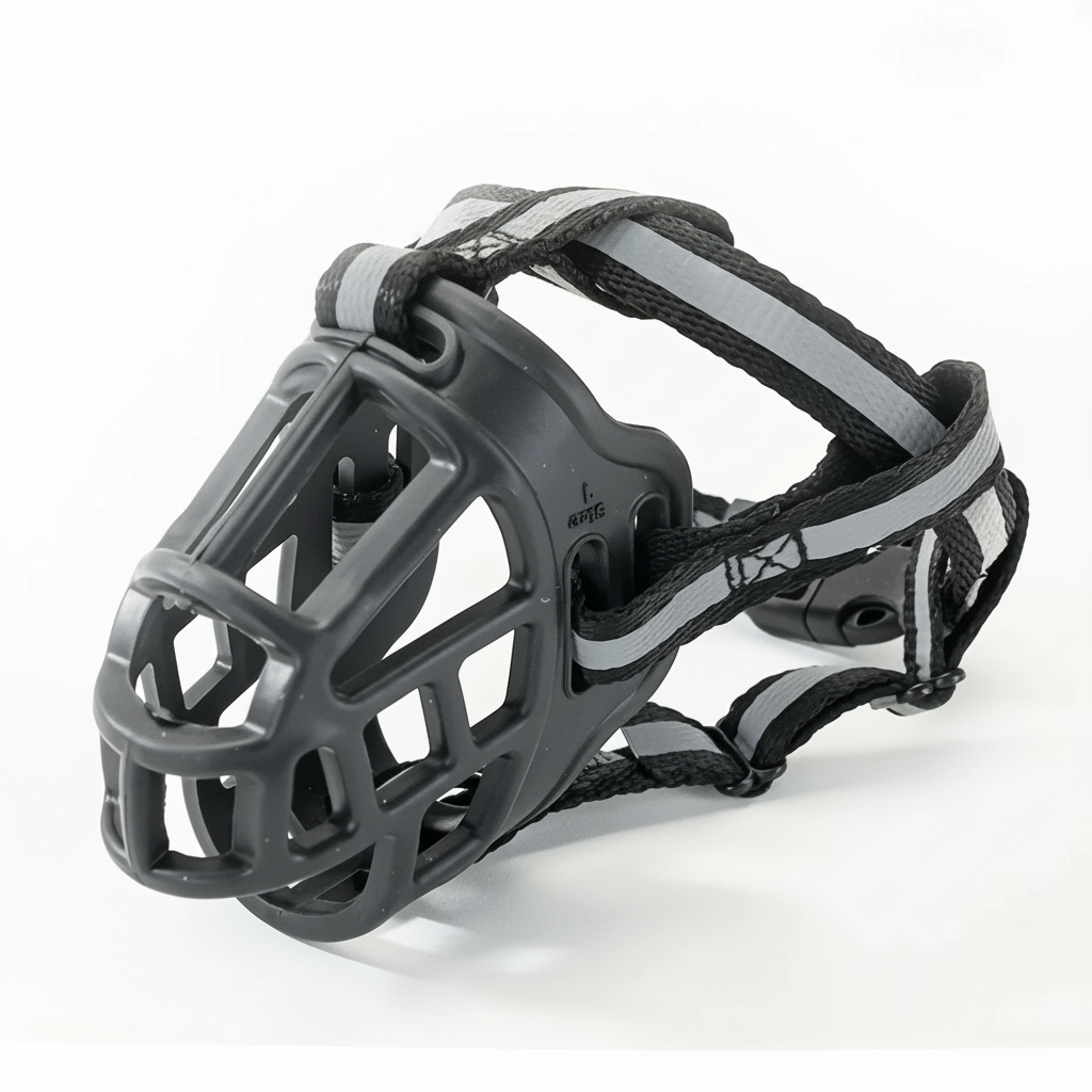 Dog Muzzle – Soft Mesh Muzzle for Dogs in 6 Sizes – Breathable and Adjustable | Sansoti