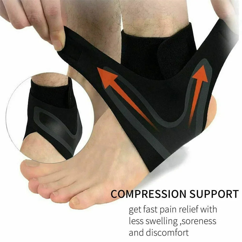 Verstelbare Enkelbrace met Compressie voor Optimale Ondersteuning bij Enkelklachten Blessures en Sportblessures | Sansoti