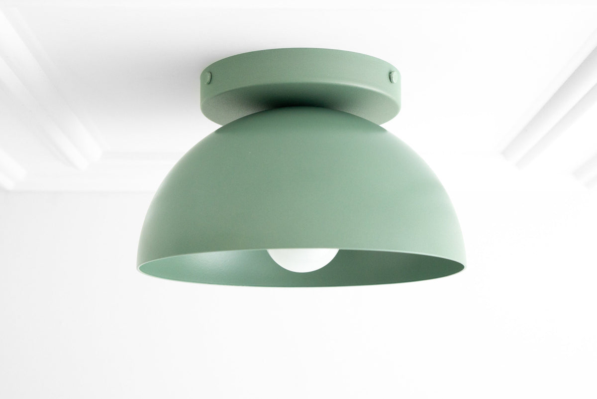 Minimalist Dome Ceiling Lamp for Compact Spaces – Surface-Mounted Spot Available in Multiple Colors | Sansoti